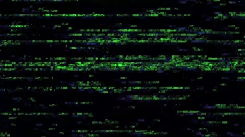 Analog Static Noise texture overlay. Horizontal stripes offset Stock-Footage 303295871