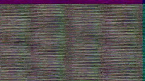 Analog Static Noise texture overlay. Horizontal stripes offset Stock Footage 303295900