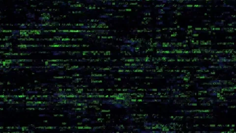 Analog Static Noise texture overlay. Horizontal stripes offset Stock Footage 304898800