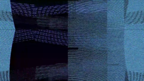 Analog Static Noise texture overlay. Horizontal stripes offset Stock Footage 304898854