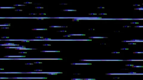 Analog Static Noise texture overlay. Horizontal stripes offset Stock Footage 304898900