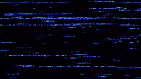 Analog Static Noise texture overlay. Horizontal stripes offset Video stock 304898907