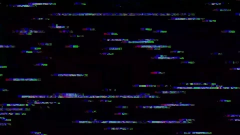 Analog Static Noise texture overlay. Horizontal stripes offset Stock Footage 304898917