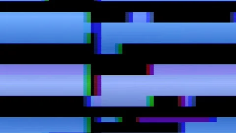 Analog Static Noise texture overlay. Horizontal stripes offset Stock Footage 304898924