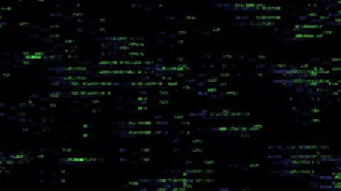 Analog Static Noise texture overlay. Horizontal stripes offset Stock Footage 304899003