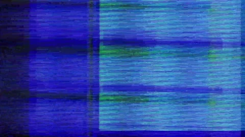 Analog Static Noise texture overlay. Horizontal stripes offset Stock Footage 304899008
