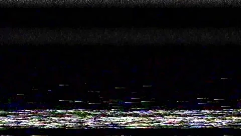 Analog Static Noise texture. Vintage switch off, turn off television. Stock Footage 203947255