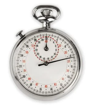 Analog stop watch Foto stock