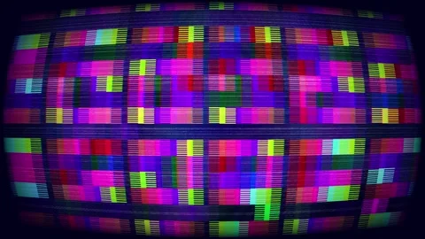 Analog Tape Noise Loop Landscape Stock Footage 331074382