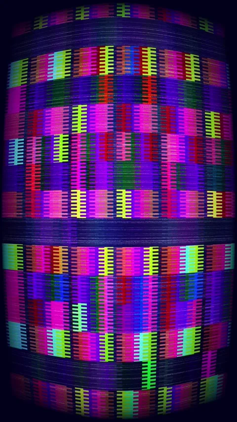 Analog Tape Noise Loop Portrait Stock Footage 331074424
