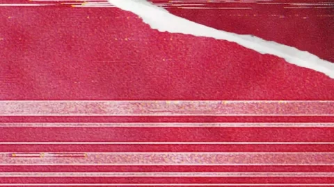 Analog Tape Playback Glitch Loop Stock Footage 322606417