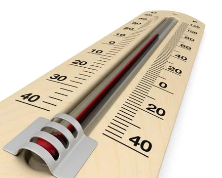 Analog thermometer Stock Illustration
