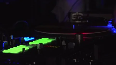 Analog turntable Stock Footage 146333712