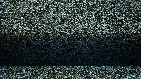 Analog TV noise pattern, no signal. Stock Footage 304465127