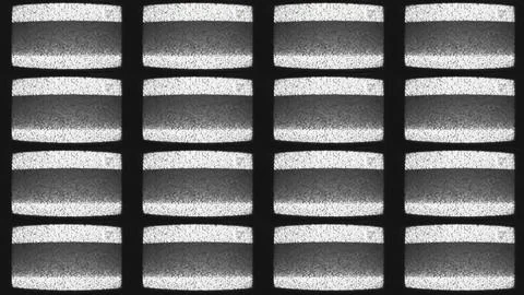 Analog tv screen set glitch noise display pattern 스톡 일러스트