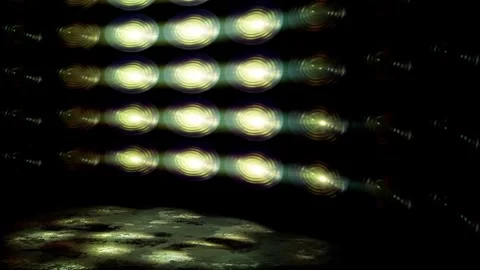 Analog VHS Tape Digital Distortion Static Interference Blue Noise Stock Footage 339289528