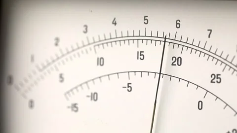 Analog voltmeter close-up Stock Footage 245012858