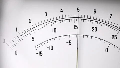 Analog voltmeter close-up 스톡 동영상 245012906