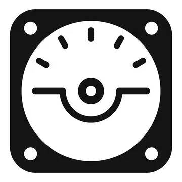 Analog voltmeter gauge measuring electrical voltage イラスト素材