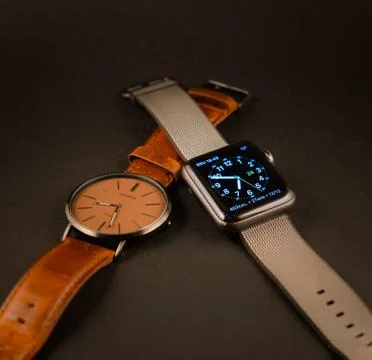 Analog vs digital 写真素材