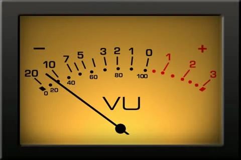 Analog VU Meter with Retro light Vidéo 22419380
