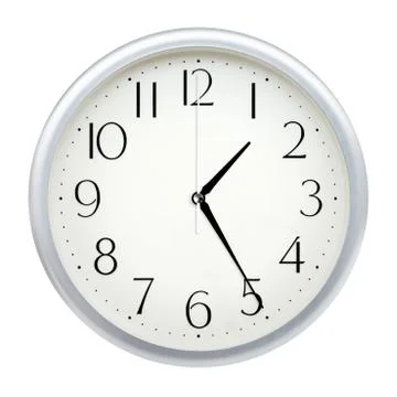 Analog wall clock Stock Photos