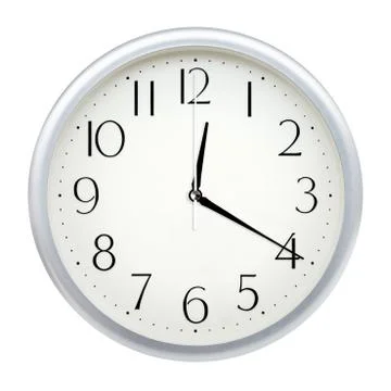 Analog wall clock Stock Photos