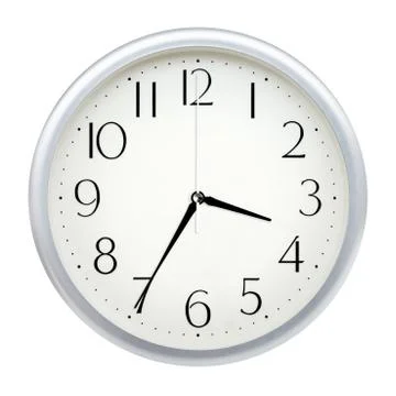 Analog wall clock Stock Photos