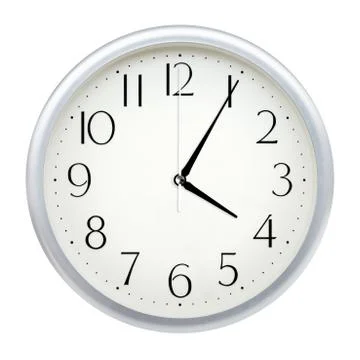 Analog wall clock Stock Photos