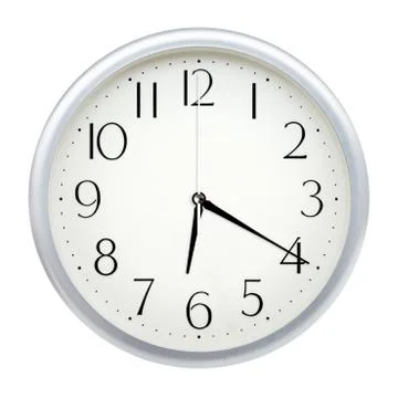 Analog wall clock Stock Photos