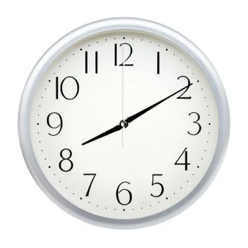 Analog wall clock Stock Photos