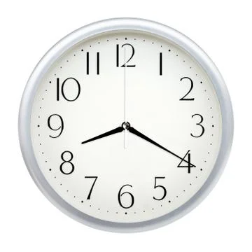 Analog wall clock Stock Photos