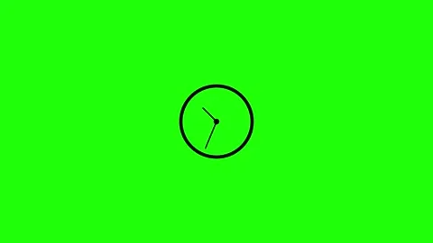 Analog Watch Icon concept animation, Stock Footage 306558168