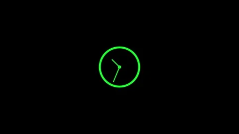 Analog Watch Icon concept animation, Stock-Footage 306558170