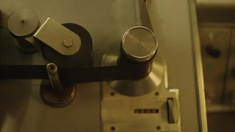 ANALOGUE TAPE MACHINE 01 Stock Footage 140788798