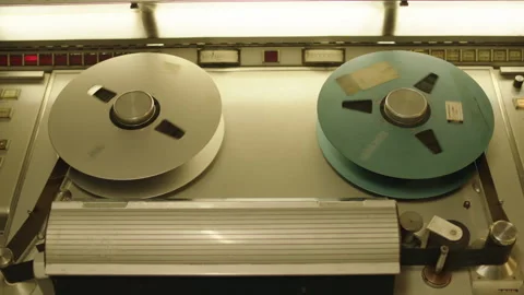 ANALOGUE TAPE MACHINE 05 Stock Footage 140790083