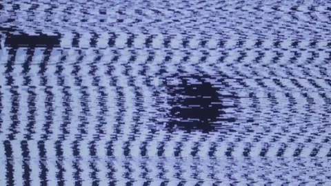 Analogue Television Lines Stock Footage 74148760