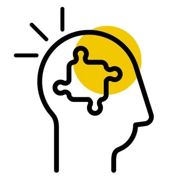Analyical Mind Icon Stock Illustration