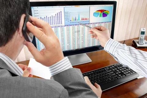 Analysing Data on Computer Stock Photos