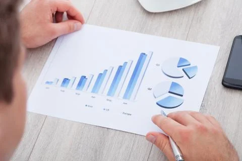 Analysing data Stock Photos