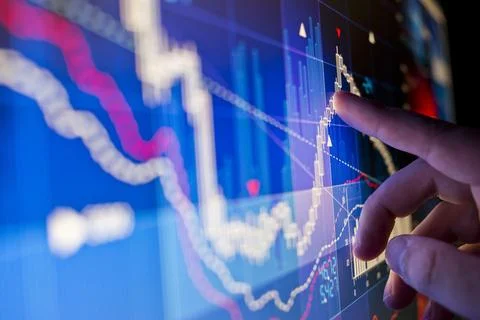 Analysing Data Foto stock