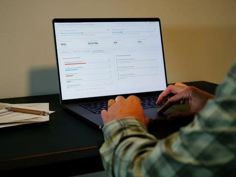 Analysis of AI Data Center Statistics Logistics Stock Photos