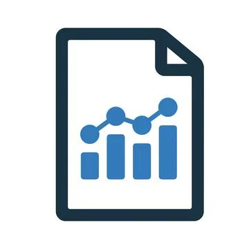 Analysis, analytics icon / vector design Stock Illustration