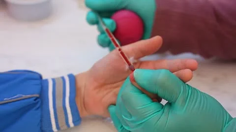 Analysis of blood Stock Footage 10789577