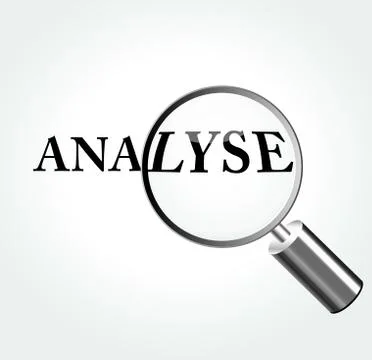 Analysis concept illustration Stock Illustration