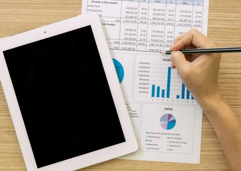 Analysis of data Stock Photos