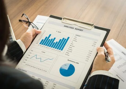Analysis data Stock Photos