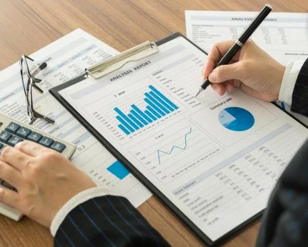 Analysis data Stock Photos