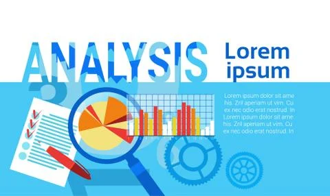 Analysis Data Statistics Finance Graph Financial Business Chart Illustrazione stock