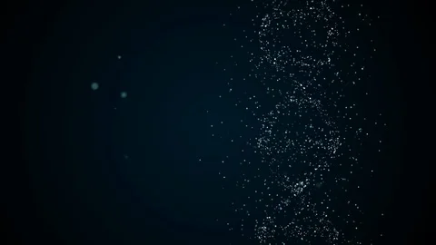 Analysis of DNA Structure. DNA strand molecule consisiting of four pieces Stock Footage 122261733